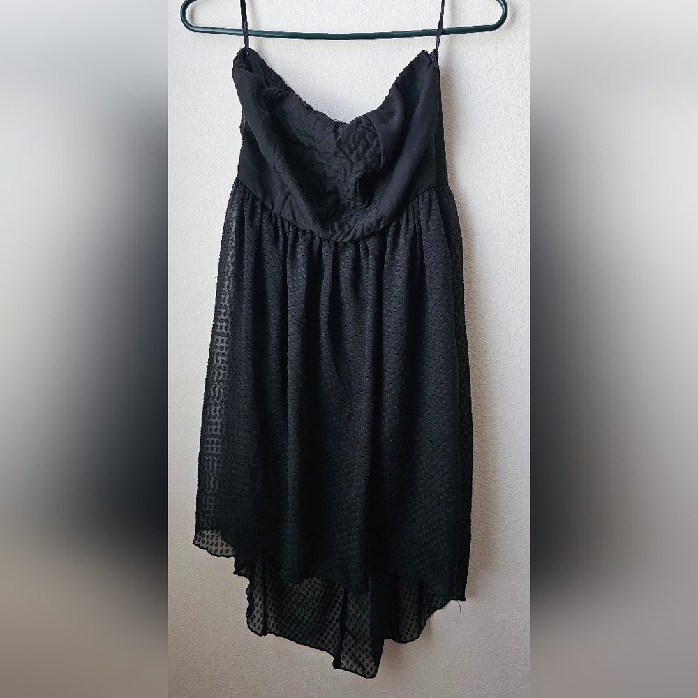 Papaya Black Strapless Dress, Women's size small